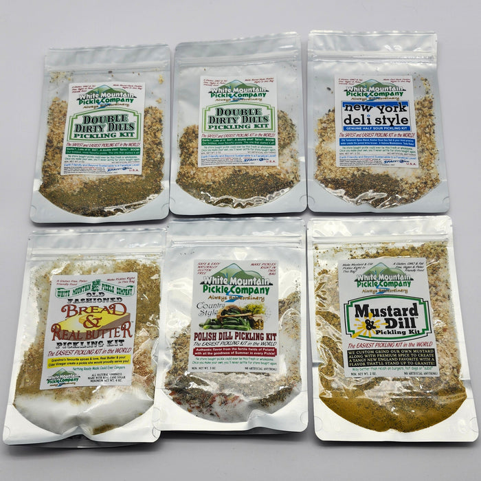 White Mountain Pickle Co. - Classic Artisan 6 Pack Sampler