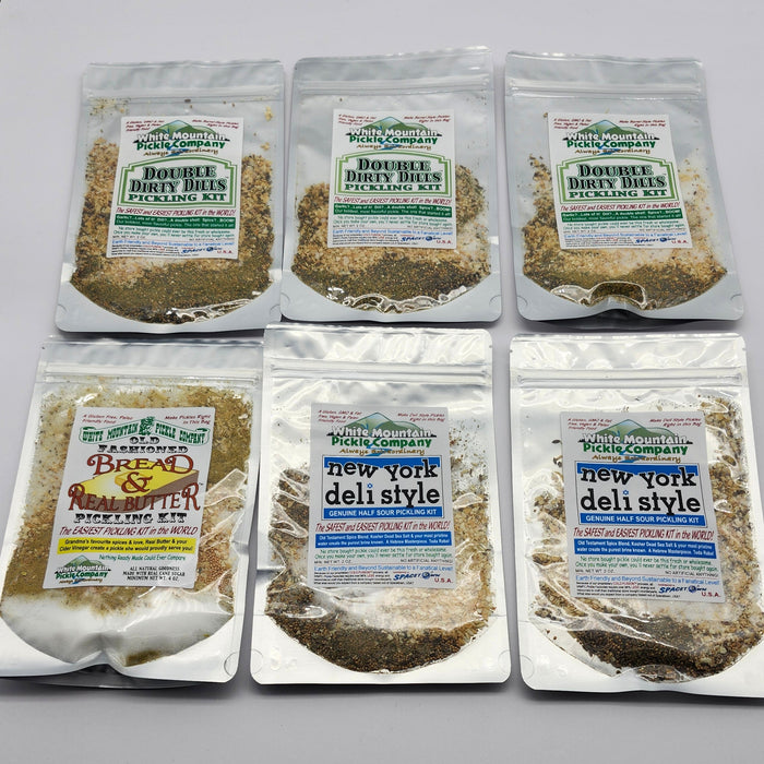 White Mountain Pickle Co. - Three's Company 6 Pack Sampler