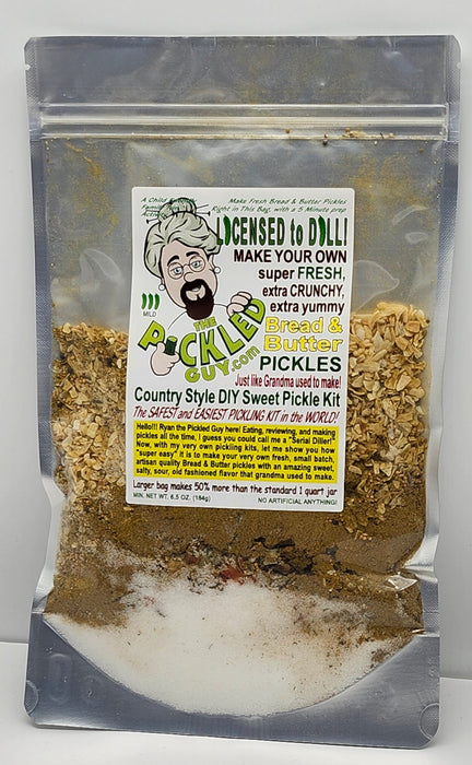 The Pickled Guy Licensed to Dill! Bread & Butter Pickling Kit