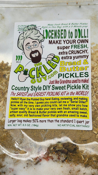 The Pickled Guy Licensed to Dill! Bread & Butter Pickling Kit
