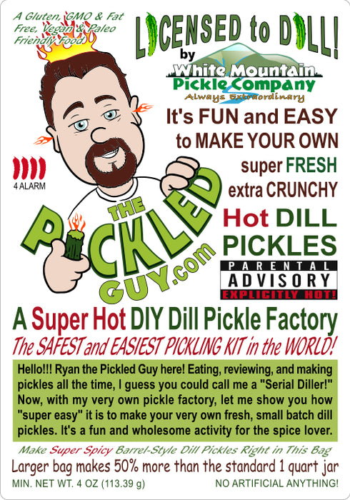 The Pickled Guy Licensed to Dill! Hot Pickling Kit