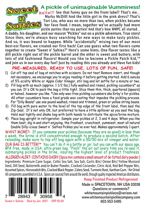 White Mountain Pickle Co. - Sweet N' Salty Kids Pickling Kit