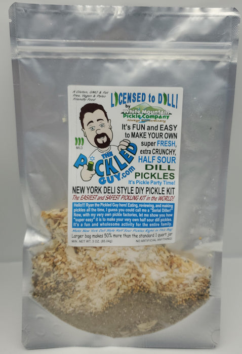 The Pickled Guy Licensed to Dill! Half Sour Dill Pickling Kit