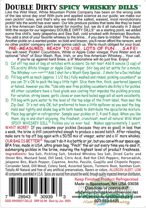 White Mountain Pickle Co. - Double Dirty Deuces 2+2 Pack Sampler