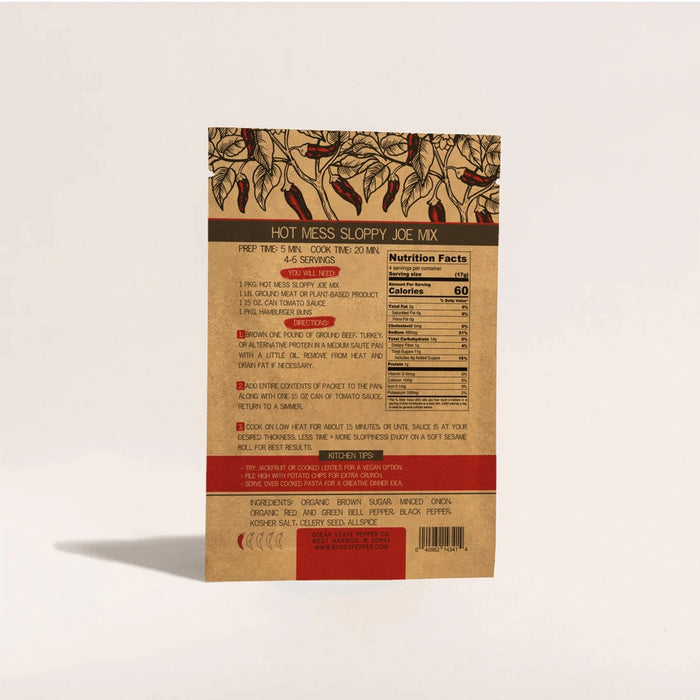 Ocean State Pepper Co. Hot Mess Sloppy Joe Mix