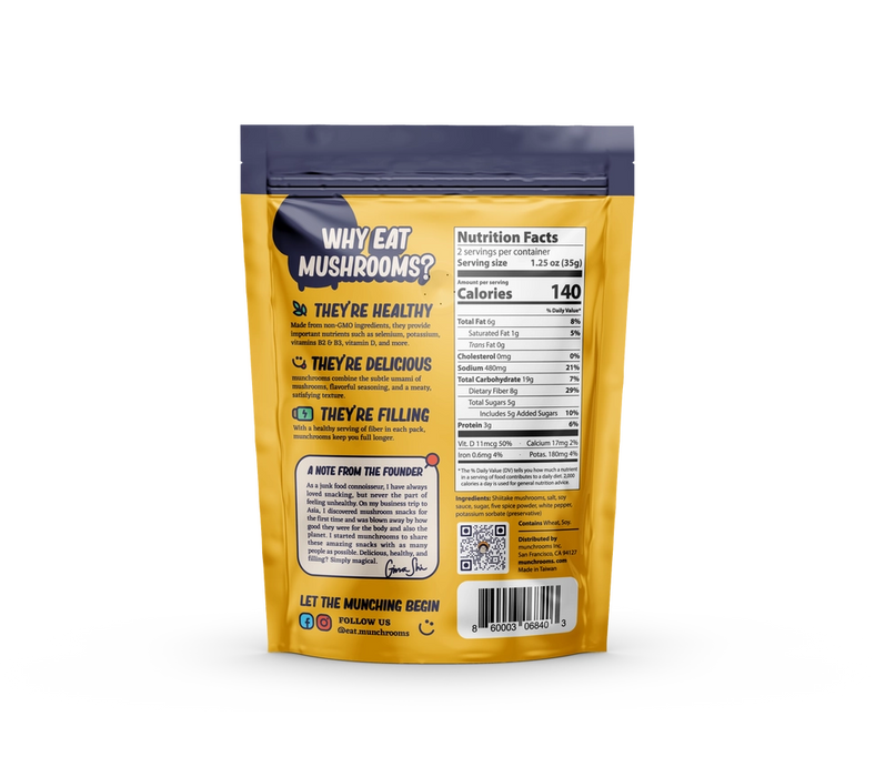 Munchrooms - Original 5 Spice Mushroom Jerky