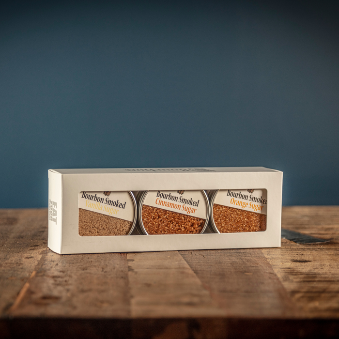 Bourbon Barrel Foods - Bourbon Smoked Sugars Trio - Orange, Vanilla, Cinnamon