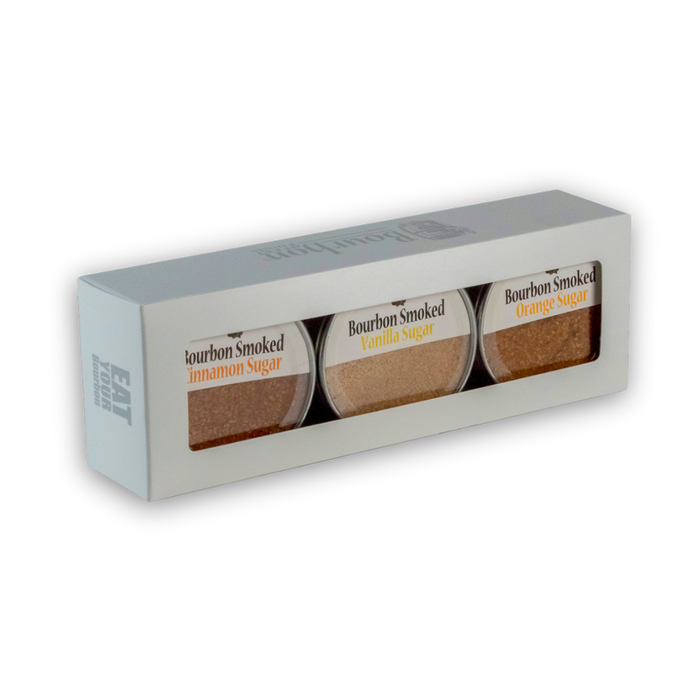 Bourbon Barrel Foods - Bourbon Smoked Sugars Trio - Orange, Vanilla, Cinnamon