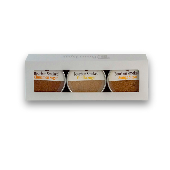 Bourbon Barrel Foods - Bourbon Smoked Sugars Trio - Orange, Vanilla, Cinnamon