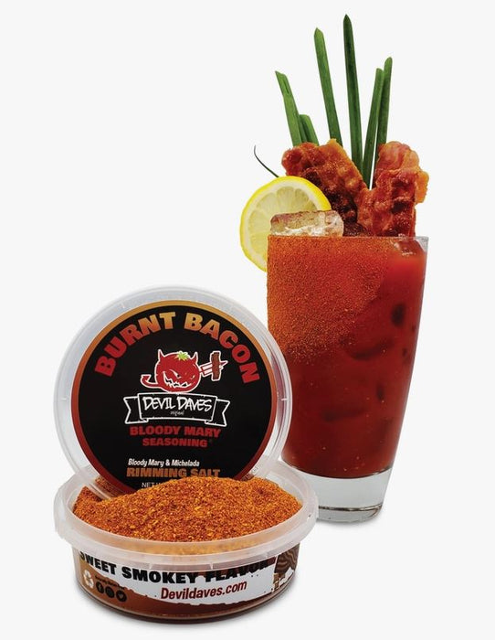 Devil Daves Bloody Mary Rimmer & Seasoning - Burnt Bacon BBQ