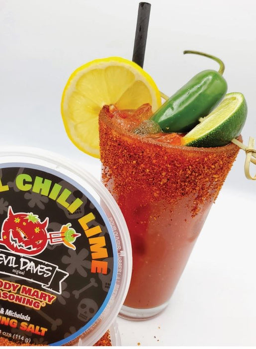 Devil Daves Bloody Mary Rimmer & Seasoning - Arbol Chili Lime