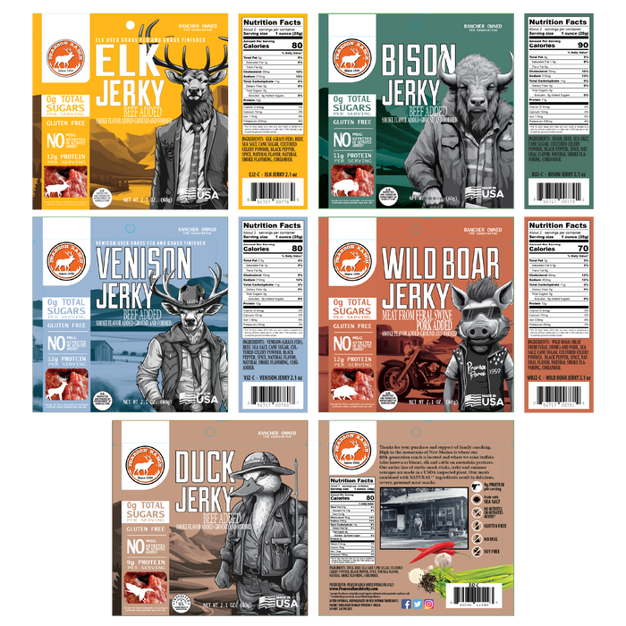 Pearson Ranch Jerky - Jerky Bag Variety Bundle