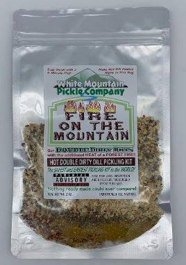 White Mountain Pickle Co. - Fire On The Mountain Hot Double Dirty Dill Pickling Kit
