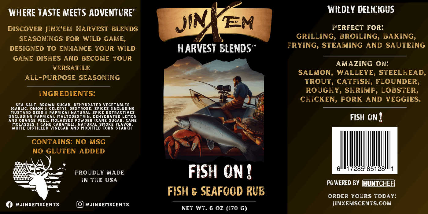 Jinx'em - Fish On - Fish & Seafood Rub