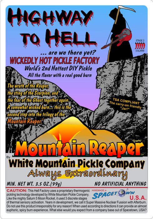 White Mountain Pickle Co. - Highway To Hell Mountain Reaper Pickling Kit