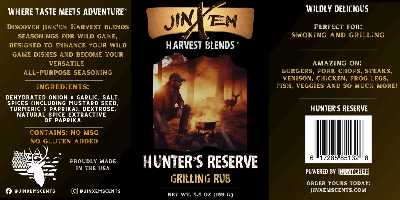 Jinx'em - Hunter's Reserve - Grilling Rub