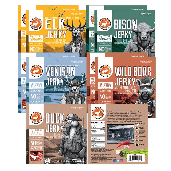 Pearson Ranch Jerky - Jerky Bag Variety Bundle