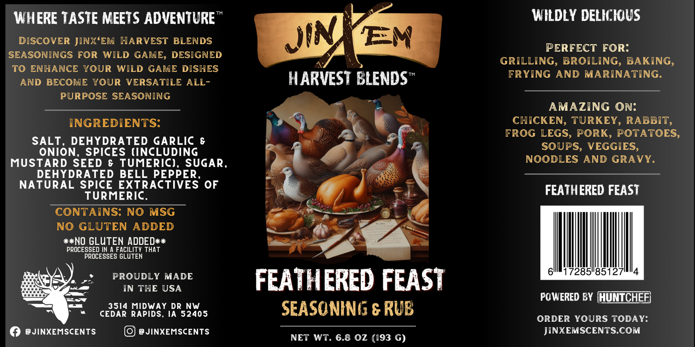 Jinx'em - Feathered Feast - Seasoning & Rub