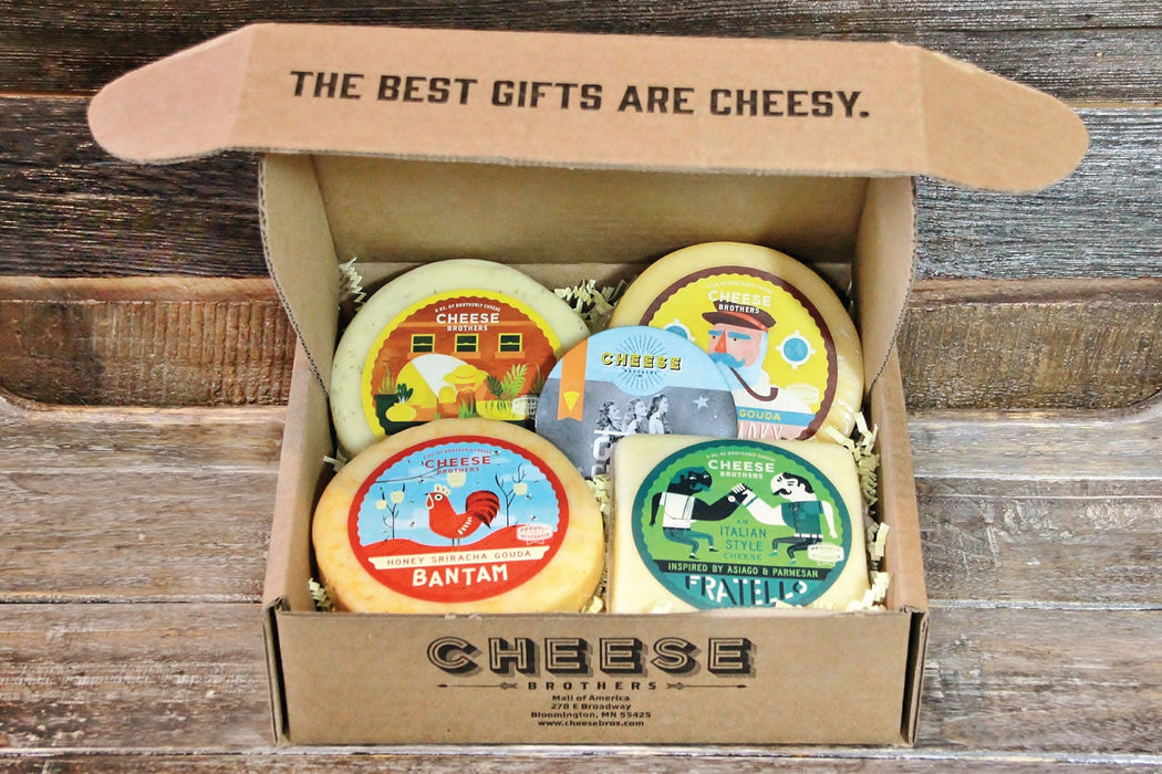 Cheese Brothers Wisconsin Cheese Sampler (4-Pack)