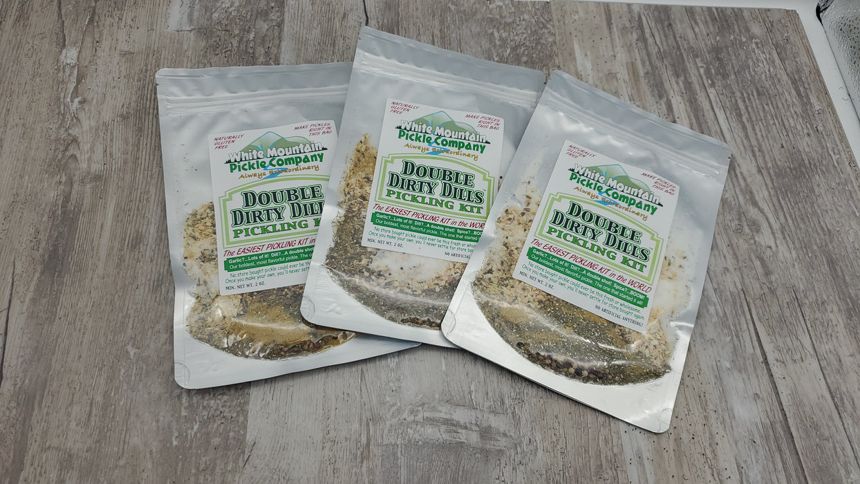 White Mountain Pickle Co. - Double Dirty Dills 3 Pack Pickling Kits