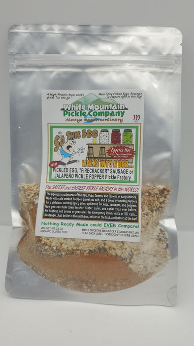 White Mountain Pickle Co. - So An Egg Walks Into A Bar Egg Eggstra Hot Pickling Kit