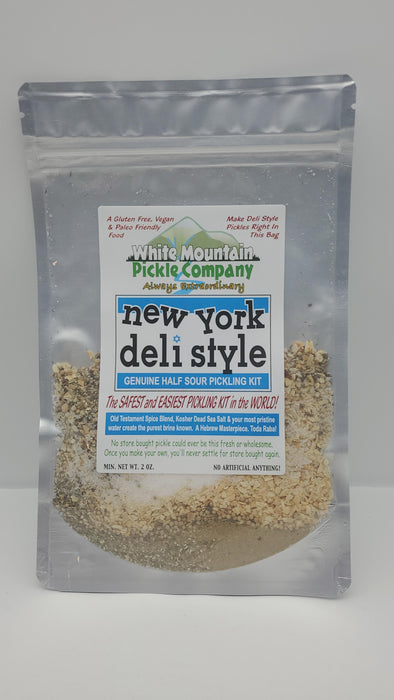 White Mountain Pickle Co. - New York City Deli Style Genuine Half Sour Pickling Kit