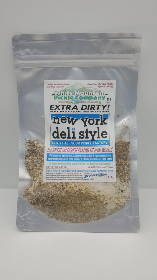 White Mountain Pickle Co. - New York City Deli Style Extra Dirty Genuine Half Sour Pickling Kit