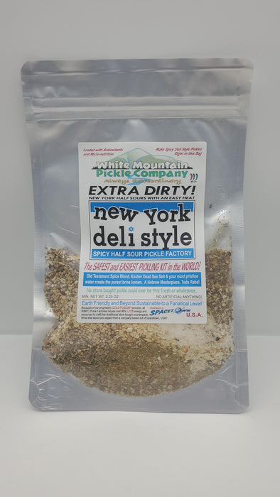 White Mountain Pickle Co. - New York City Deli Style Extra Dirty Genuine Half Sour Pickling Kit