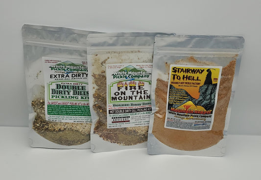 White Mountain Pickle Co. - Don't Fear The Reaper 3 Pack Pickling Kits