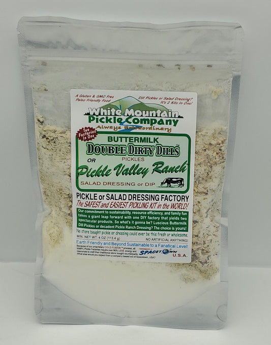 White Mountain Pickle Co. - Buttermilk Double Dirty Dills or Pickle Valley Ranch Dressing