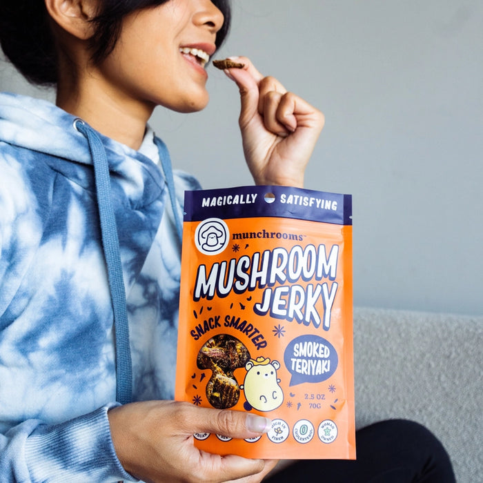 Munchrooms - Smoked Teriyaki Mushroom Jerky