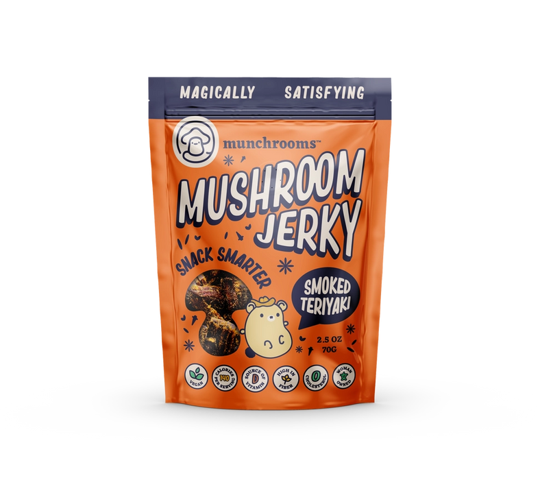 Munchrooms - Smoked Teriyaki Mushroom Jerky