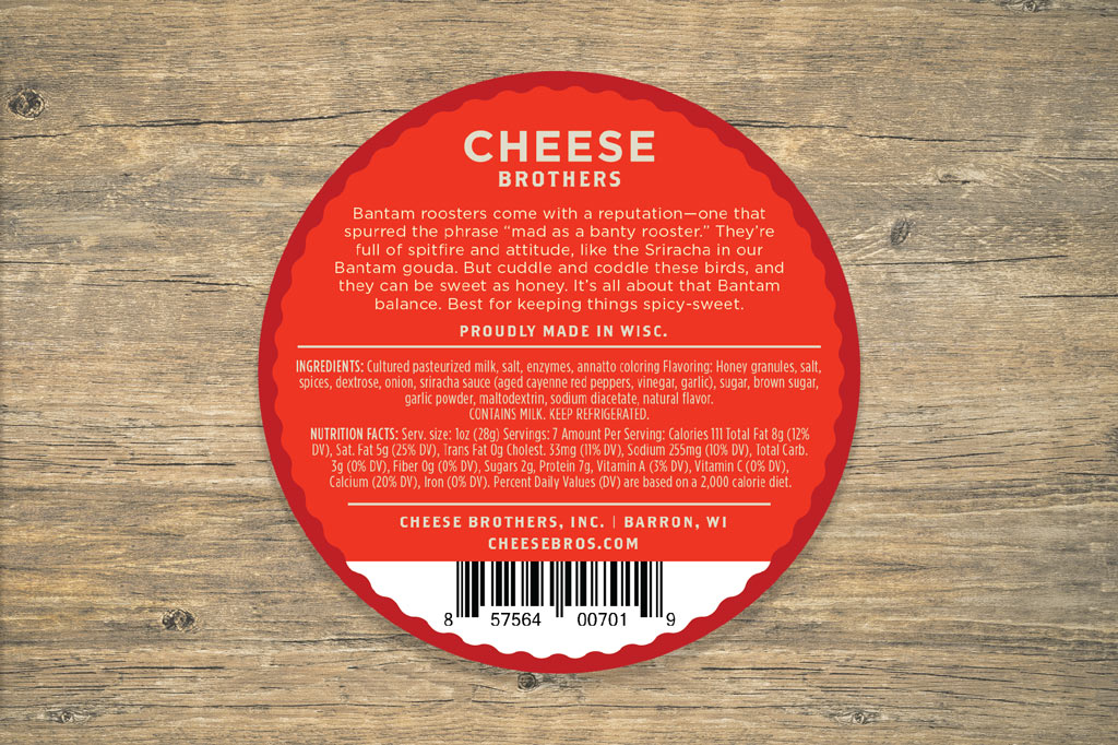 Cheese Brothers Honey Sriracha Gouda