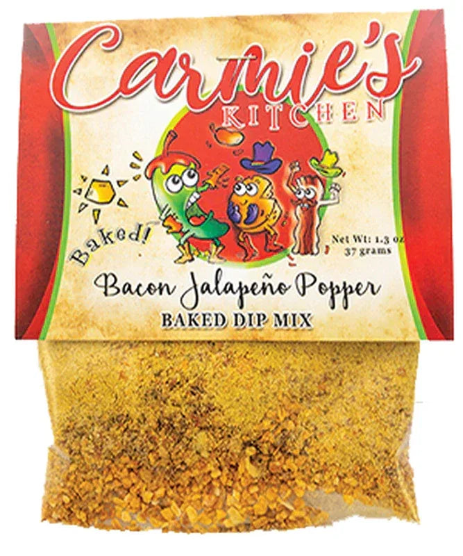 Carmie's Kitchen - Bacon Jalapeno Popper Baked Dip Mix - Eatin-Good