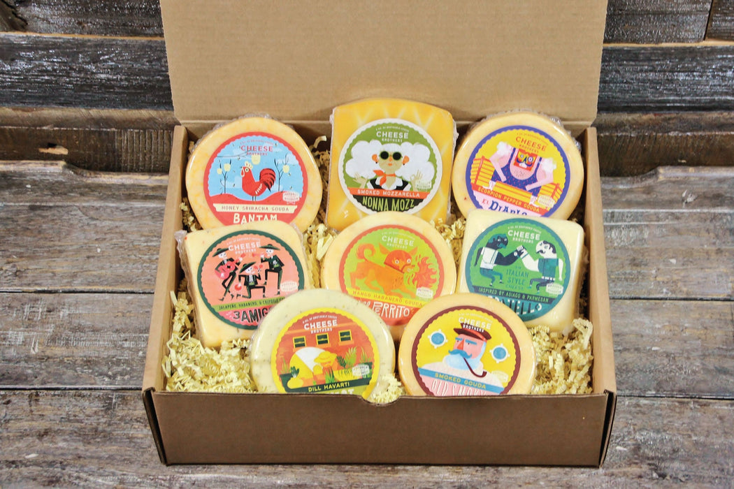 Cheese Brothers The Brotherhood Cheese Assortment Pack (8 Cheeses)