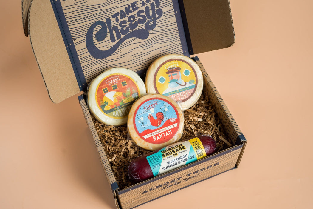 Cheese Brothers Cheese & Sausage Sampler (4-Pack)