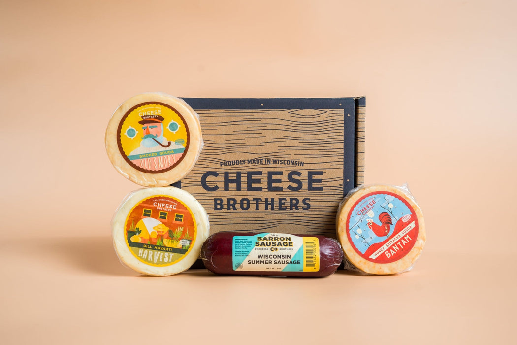 Cheese Brothers Cheese & Sausage Sampler (4-Pack)