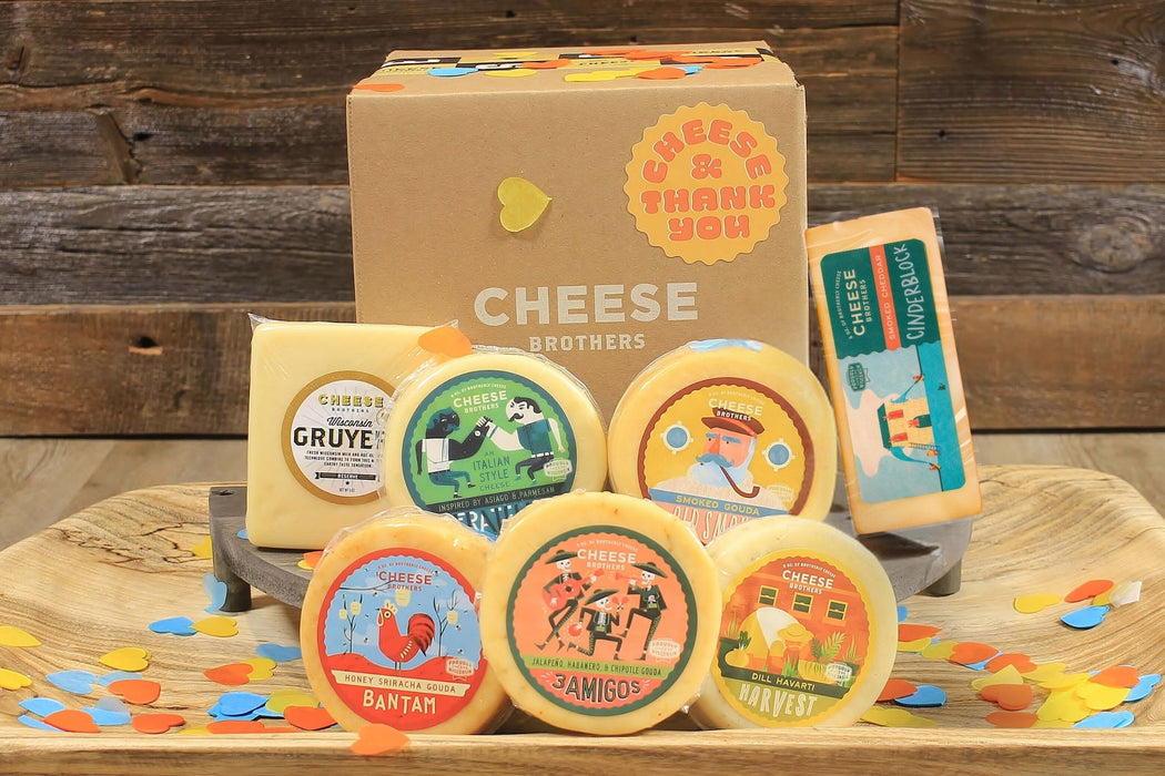 Cheese Brothers Cheese and Thank You Box
