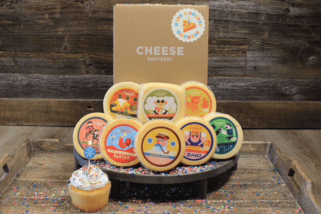 Cheese Brothers "Have a Cheesy Birthday" Gift Basket