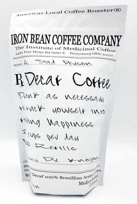 Iron Bean Coffee Company - Dr. Knojoy's - Swiss Water Decaf