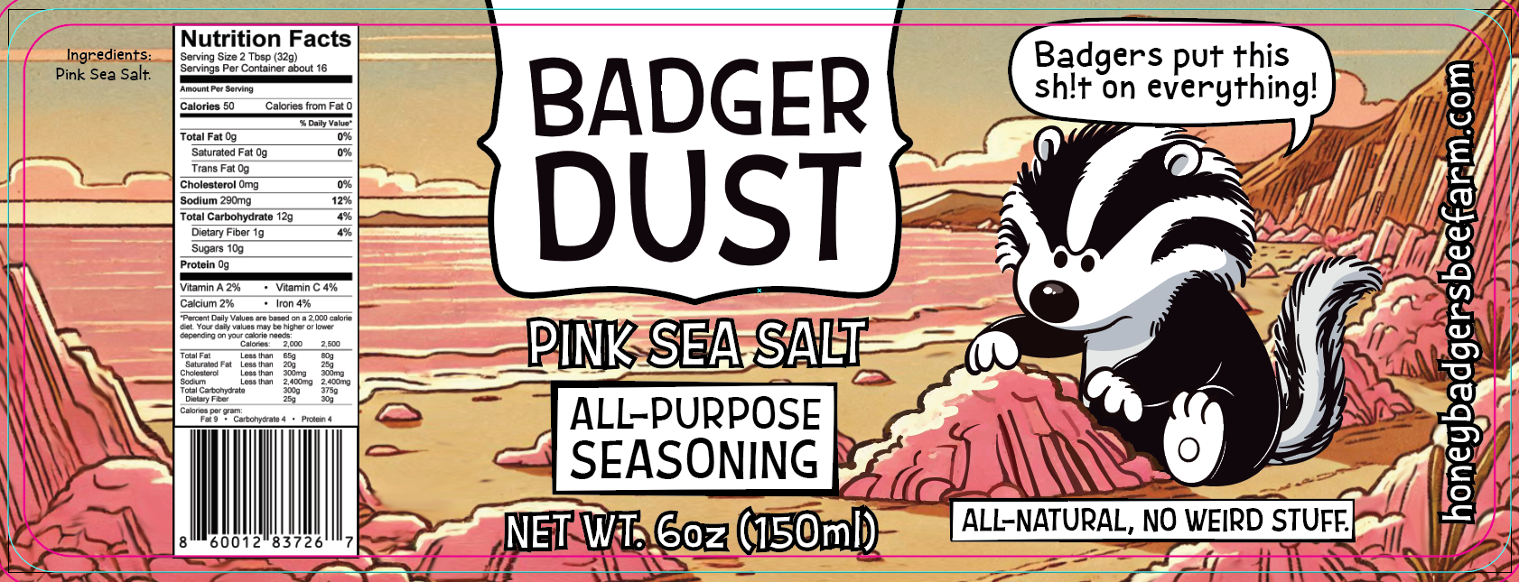 Badger Dust Pink Sea Salt