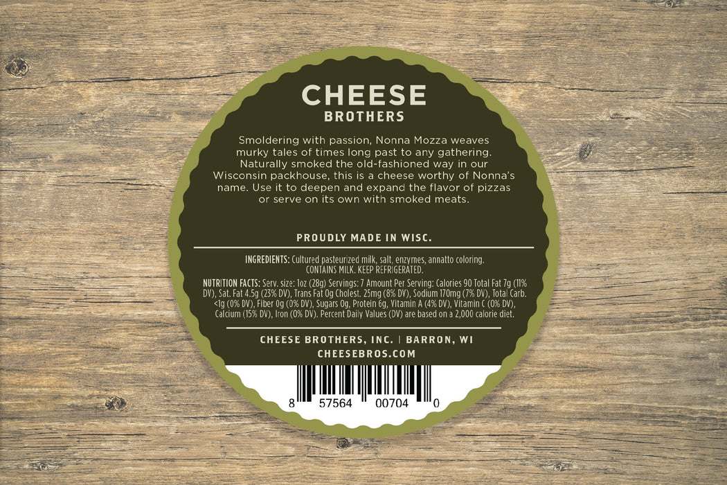 Cheese Brothers Smoked Mozzarella