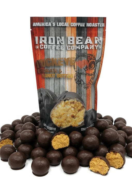 Iron Bean Coffee Company - Peanut Butter Chocolate Buckeye - 12oz
