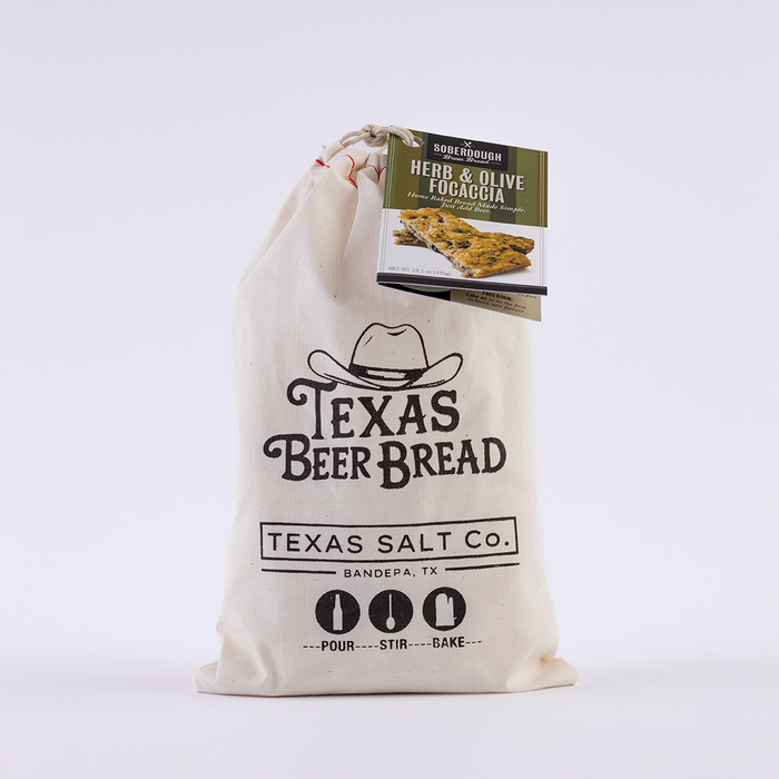 Texas Salt Co. - Texas Beer Bread - Herb & Olive Focaccia
