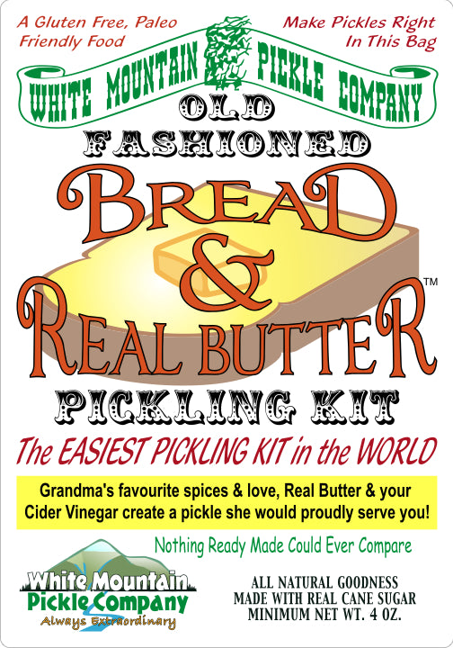 White Mountain Pickle Co. - Old Fashioned Bread & Real Butter Pickling Kit