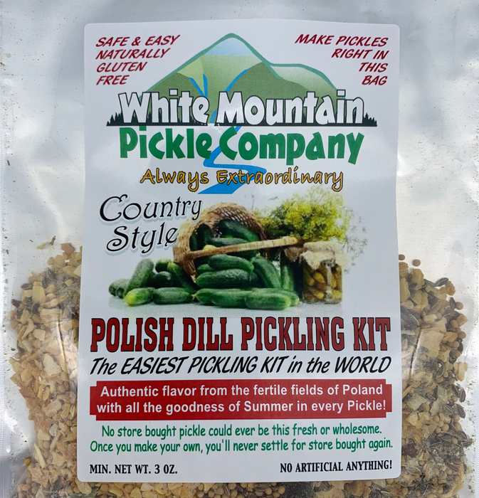 White Mountain Pickle Co. - Country Style Polish Dill Pickling Kit