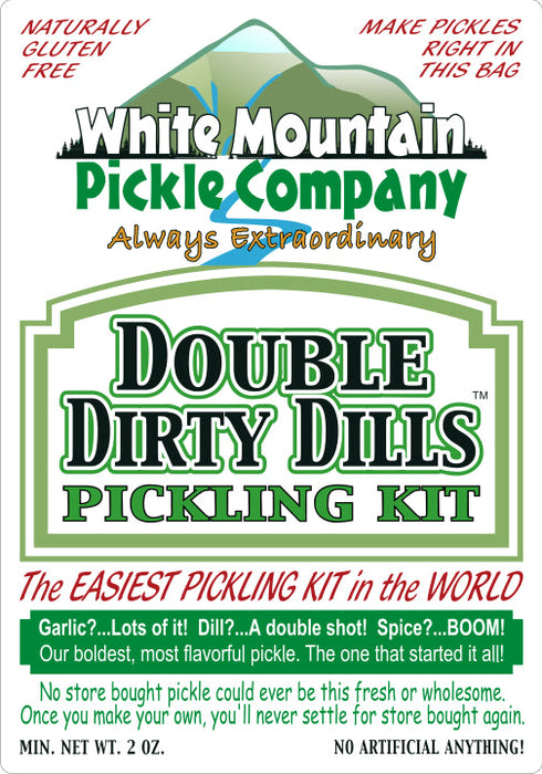 White Mountain Pickle Co. - Double Dirty Dills 3 Pack Pickling Kits