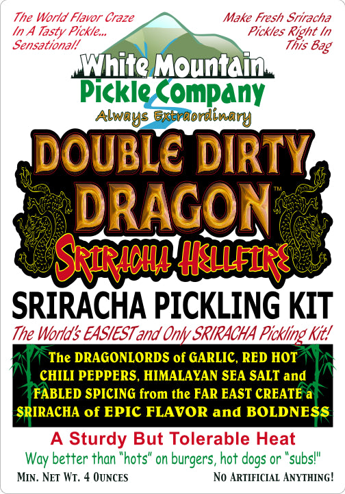 White Mountain Pickle Co. - Double Dirty Dragon Sriracha Hellfire Pickling Kit