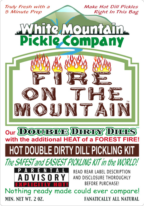 White Mountain Pickle Co. - Pickle On The Edge - Hot & Bold - 6 Pack Sampler