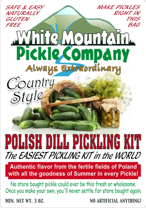 White Mountain Pickle Co. - Country Style Polish Dill Pickling Kit